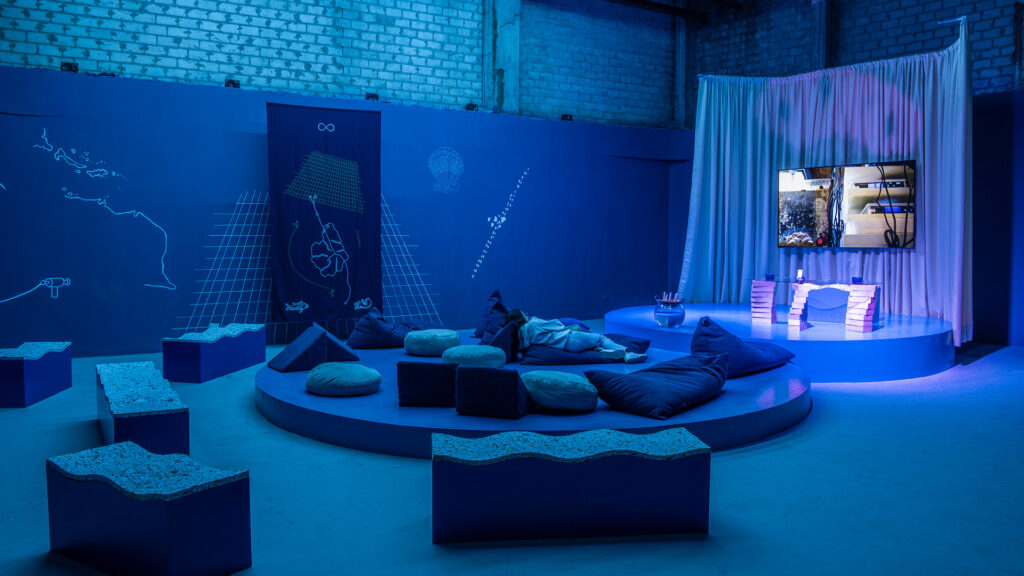 Escuela de Telepatía Húmeda, Cuerpos Sutiles, artwork and exhibition by Juan Pablo Pacheco curated by MSD (Daniela Gutiérrez-González & Sebastián Mira) in Espacio Odeón, Bogotá