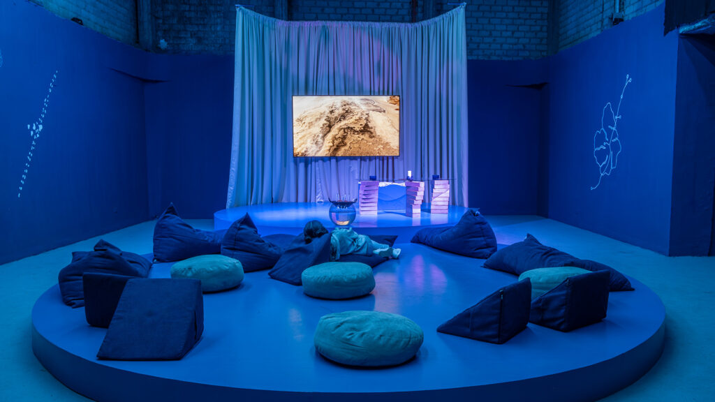 Escuela de Telepatía Húmeda, Cuerpos Sutiles, artwork and exhibition by Juan Pablo Pacheco curated by MSD (Daniela Gutiérrez-González & Sebastián Mira) in Espacio Odeón, Bogotá