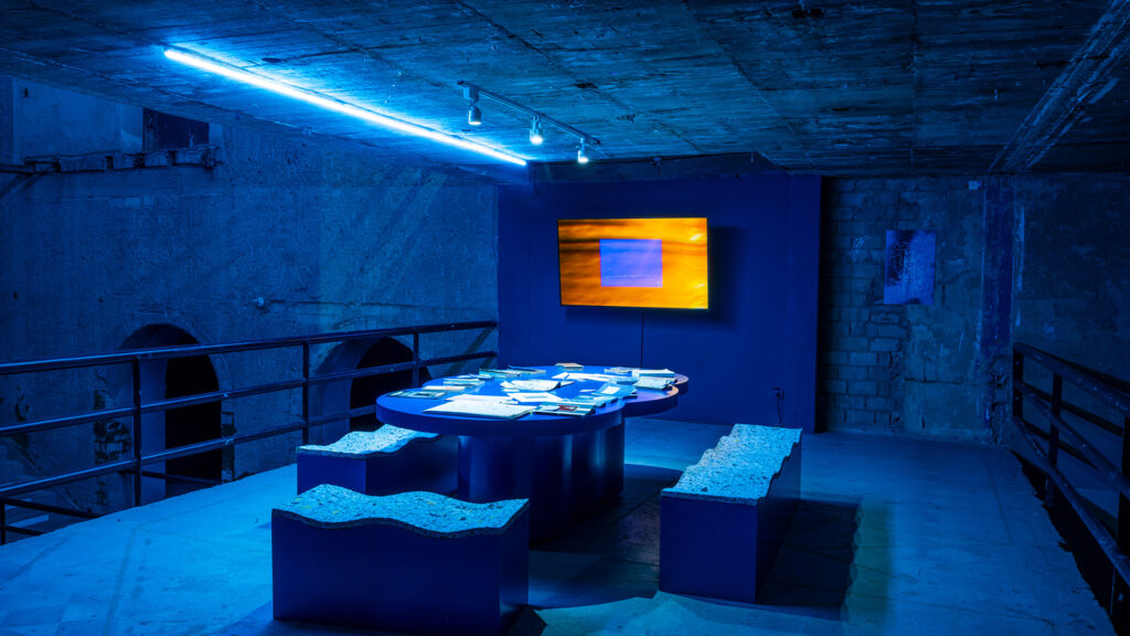 Escuela de Telepatía Húmeda, Non Plus Ultra, artwork and exhibition by Juan Pablo Pacheco curated by MSD (Daniela Gutiérrez-González & Sebastián Mira) in Espacio Odeón, Bogotá