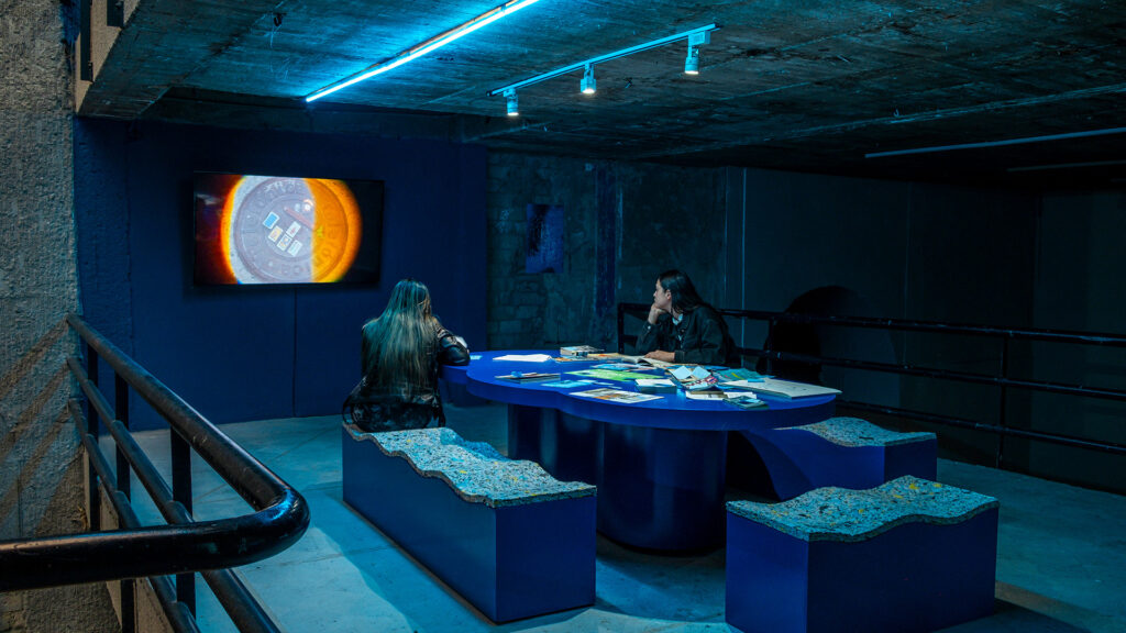 Escuela de Telepatía Húmeda, Non Plus Ultra, artwork and exhibition by Juan Pablo Pacheco curated by MSD (Daniela Gutiérrez-González & Sebastián Mira) in Espacio Odeón, Bogotá