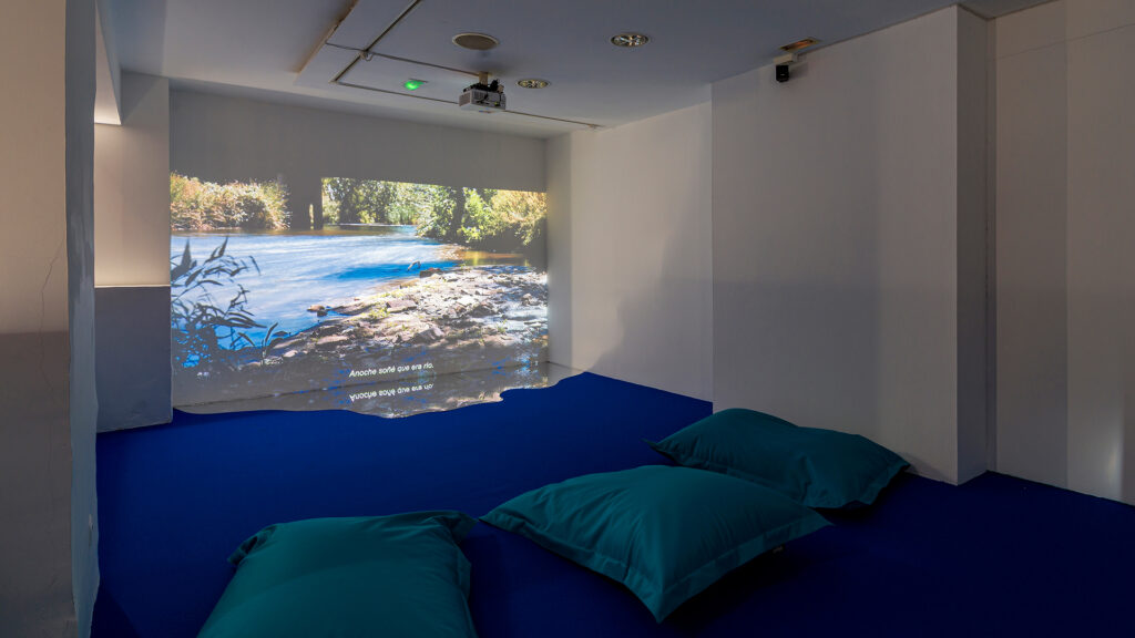 Aprendiz de Río, video installation by artist Juan Pablo Pacheco